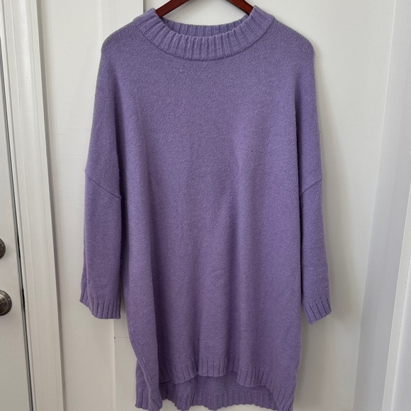 Tuckernuck Thistle Knit Maxine Sweater Dress Purple Size XXL - Picture 2 of 11